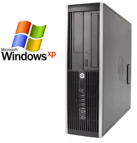 HP 8000 EliteDesk SSF Desktop 4GB RAM 500GB HDD Windows XP Pro 2 Duo