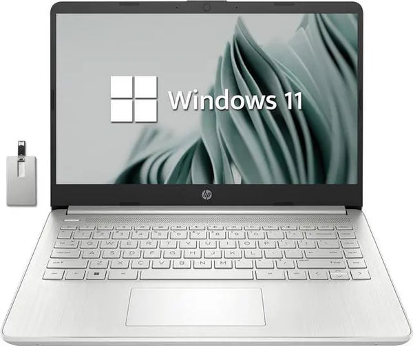 HP 14 in FHD Anti-Glare i3-1215U 16GB RAM 512GB SSD Sliver W11 32GB USB Card