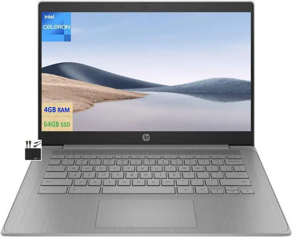 HP est Chromebook Student Business 14'' Display Intel Celeron N4120 4GB RAM
