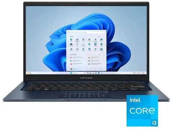 ASUS Vivobook 14 in FHD 8GB RAM 128GB SSD Quiet Blue i3-1315U W11