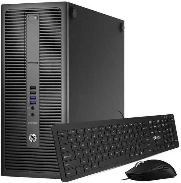 HP 800 G2 Desktop Tower i7-6700 8GB RAM 128GB SSD 500GB HDD Display Port
