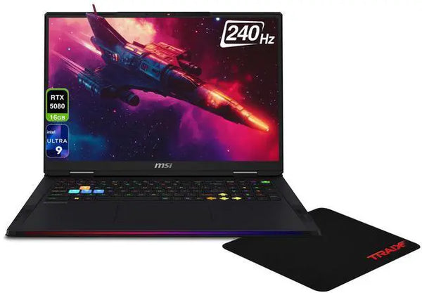 MSI Raider 18 HX Intel Ultra 9-285HX 64GB RAM 2TB PCIe SSD 18 in QHD+ 240Hz