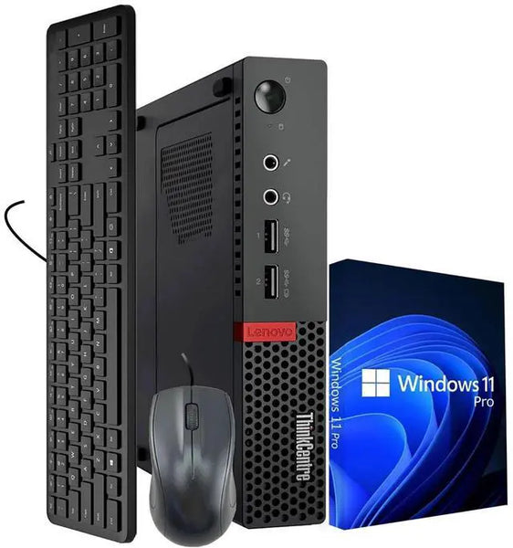 Lenovo ThinkCentre Tiny Desktop PC i5-7500T 8GB RAM 128GB SSD & W11 Pro