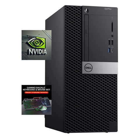 Dell Restored Dell OptiPlex Tower | Intel 8-Core i7 9th gen | 16GB RAM 1TB HDD
