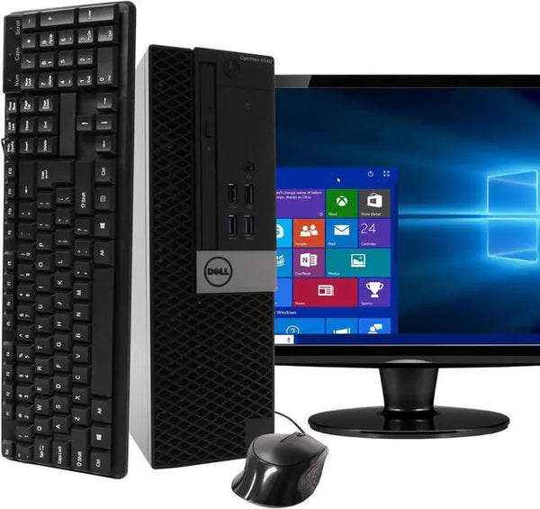 Dell Optiplex 5040 Desktop Intel i7 Gen 6 32GB RAM 240GB SSD Hard Drive W10
