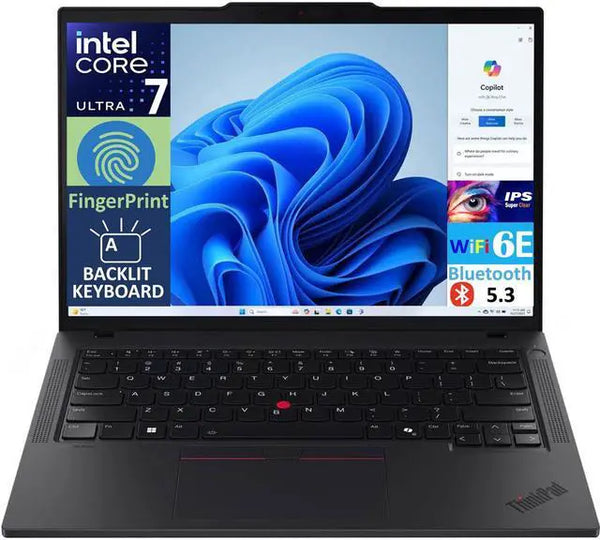 Lenovo T14 Gen 5 AI 14.0 in IPS WUXGA Display Core Ultra 7 155U 8GB DDR5 256GB