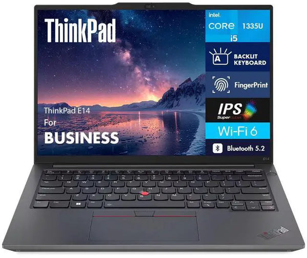 Lenovo ThinkPad E14 Business 14.0 in WUXGA Intel i5-1335U 16GB DDR4 512GB M.2