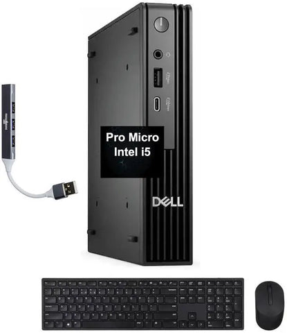 Dell Pro Micro QCM1250 Business Mini Desktop Intel i5-14500T 64GB DDR5 512GB SSD