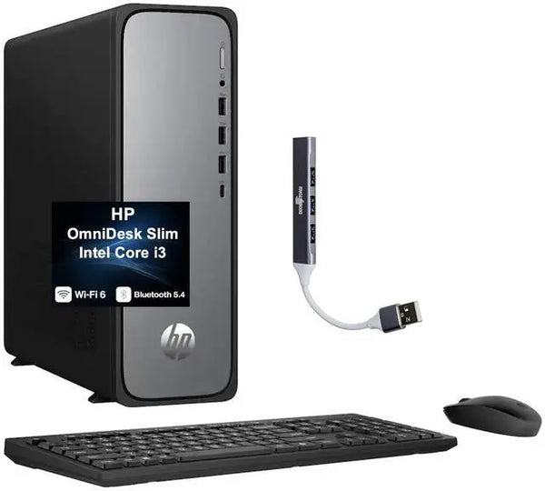 HP OmniDesk Slim Professional Desktop Intel i3-13100 8GB DDR5 1TB PCIe SSD