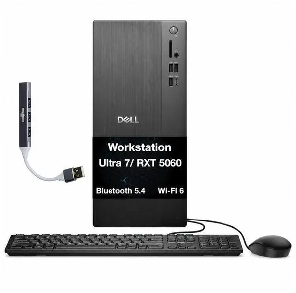 Dell Tower ECT1250 Desktop Core Ultra 7 265F 64GB RAM 2TB SSD
