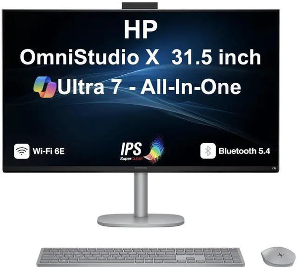 HP OmniStudio X AI All-in-One 31.5 in IPS 4K Display Intel Ultra 7 256V 16GB RAM