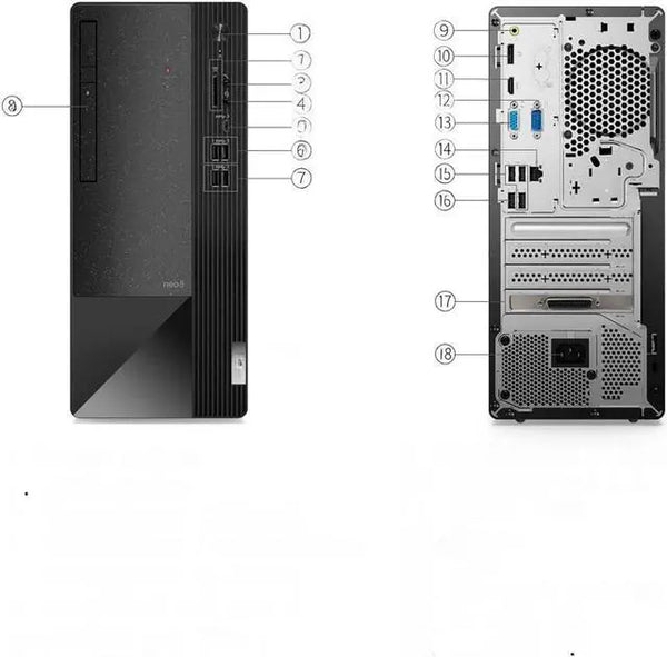 Lenovo ThinkCentre neo 50t Gen 3 Tower Desktop 2022 Core 12100 i3-12100 2TB SSD