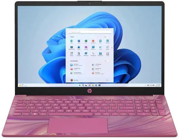 HP 15-fd0109ds 15.6 in Intel N100 4GB DDR4-3200 128GB UFS Home Pink AA2L0UA