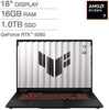 ASUS TUF 18 in FHD+ Ryzen 7 260 16GB DDR5 1TB SSD NVIDIA GeForce RTX 5060 W11