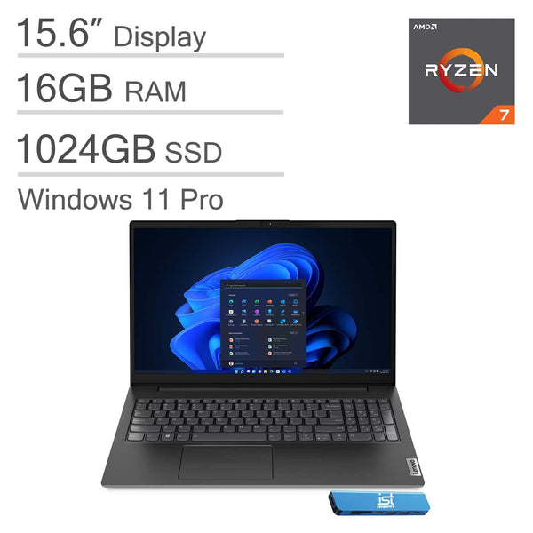 Lenovo - Upgraded - V Series V15 Gen 4 - 15.6 in FHD - AMD Ryzen 7 7730U 1TB SSD
