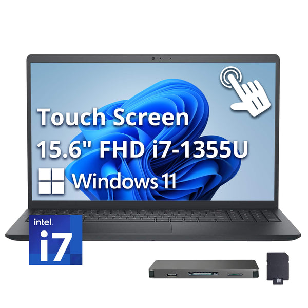 Dell - 15.6 in FHD Touchscreen - Intel Core i7 1355U 2023 - 16GB Memory - 1TB