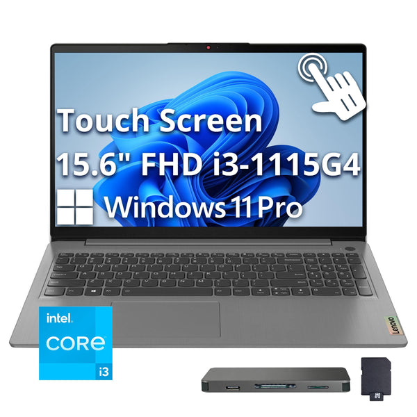 Lenovo - Upgraded - Ideapad 3i 15.6 in FHD Touchscreen - Core i3-1115G4 with
