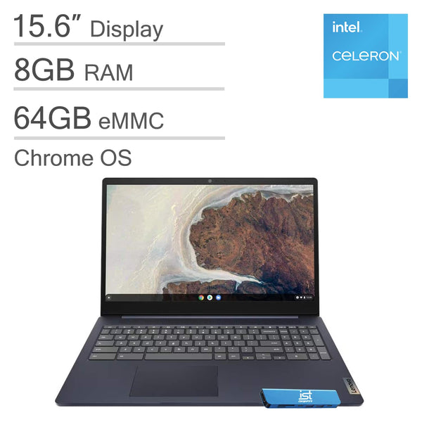 Lenovo - IdeaPad Chromebook 15.6 in FHD - Intel Celeron N4500 - IST HUB - 8GB
