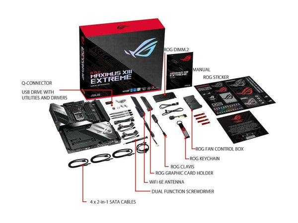 ASUS ROG MAXIMUS XIII EXTREME LGA 1200 Intel Z590 SATA 6Gb/s Extended ATX Intel