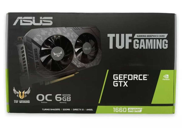 ASUS Nvidia TUF GeForce GTX 1660 Super OC Overclocked Edition 6GB GDDR6