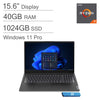 Lenovo - Upgraded - V Series V15 Gen 4 - 15.6 in FHD - AMD Ryzen 7 7730U 1TB SSD