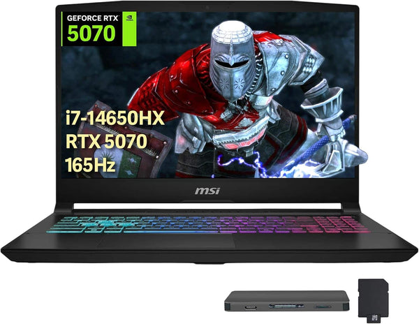 MSI - Katana 15.6 in Intel i7-14650HX GeForce RTX 5070 32GB DDR5 2TB SSD Win
