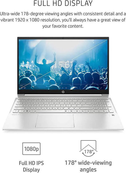 HP Pavilion 15 i7-1165G7 16GB RAM 512GB SSD Storage Full IPS Micro-Edge
