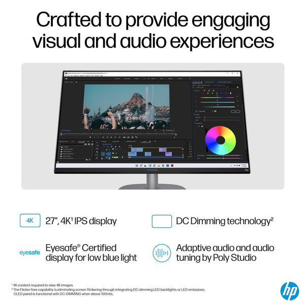 HP OmniStudio X Copilot+ PC 27 256V Intel Arc 16GB 27
