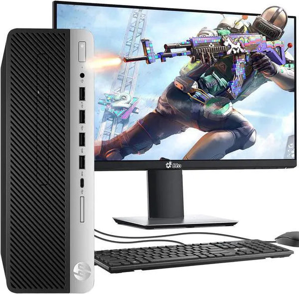 HP G5 SFF Gaming Desktop Intel Hexa Core i5-9500 upto 4.40GHz 32GB DDR4 Ram