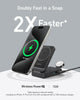 Anker MagGo 3-in-1 MagSafe-Compatible Qi2 Wireless Charging Station 40W