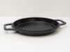 2-in-1 Dutch Oven Enameled Cast-Iron Dutch Oven color black