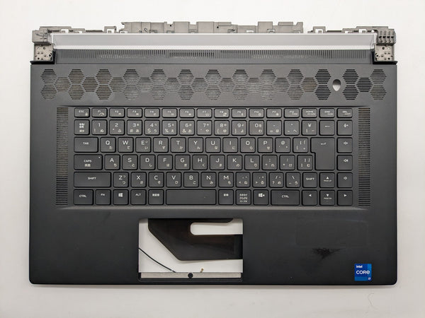 DELL Alienware X17 R1 R2 0375MF 375MF Japanese Keyboard Palmrest