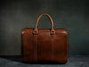 NEW SATCHEL & PAGE Diplomat Italian Leather Briefcase Bag MSRP $545