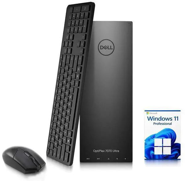 Dell Optiplex 7070 Ultra Desktop i7-8565U 16GB RAM 512GB SSD W11 Pro & Desktop