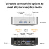 Geekom A6 Mini PC, AMD Ryzen 7 6800H, 16GB DDR5 RAM, 512GB M.2 2280 NVMe Gen3*4