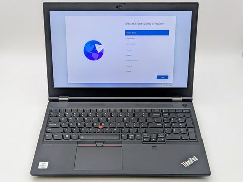 Lenovo ThinkPad P15 Gen 1 15 FHD I7-10850H 2TB SSD 64GB W11P Quadro T2000 Webcam