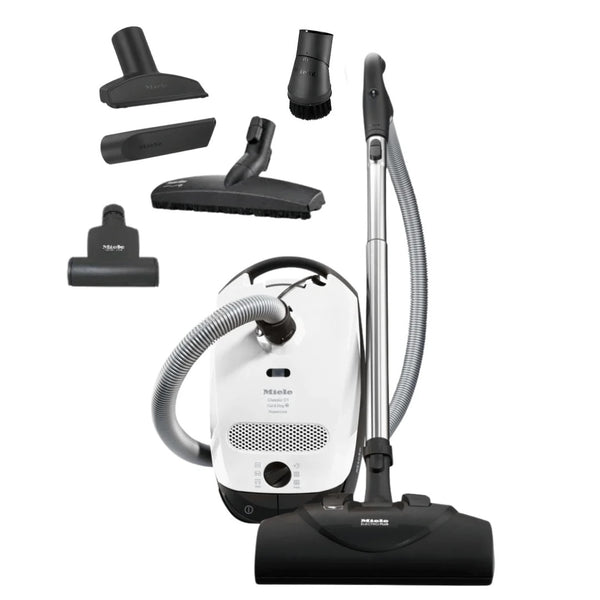 Miele Classic C1 Cat & Dog Bagged Canister Vacuum Lotus White 10639470 NEW
