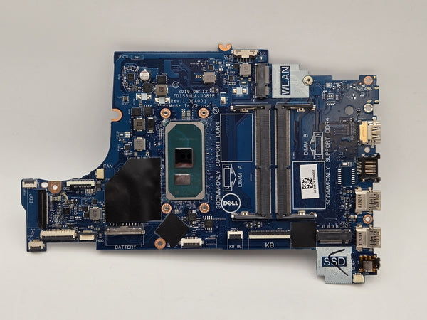 DELL INSPIRON 5593 INTEL CORE I7-1065G7 LAPTOP MOTHERBOARD PTGYC 0PTGYC *READ*