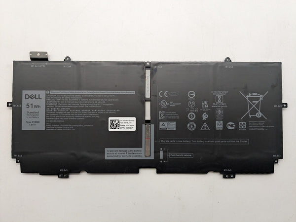 Genuine OEM Dell XPS 13 9310 2-in-1 Notebook Laptop Battery 51WHR X1W0D DD9VF