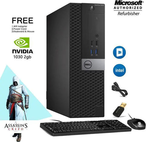 Dell desktop 3040 SFF Gaming Core i5 6500 16GB RAM 128GB SSD Nvidia GT 1030