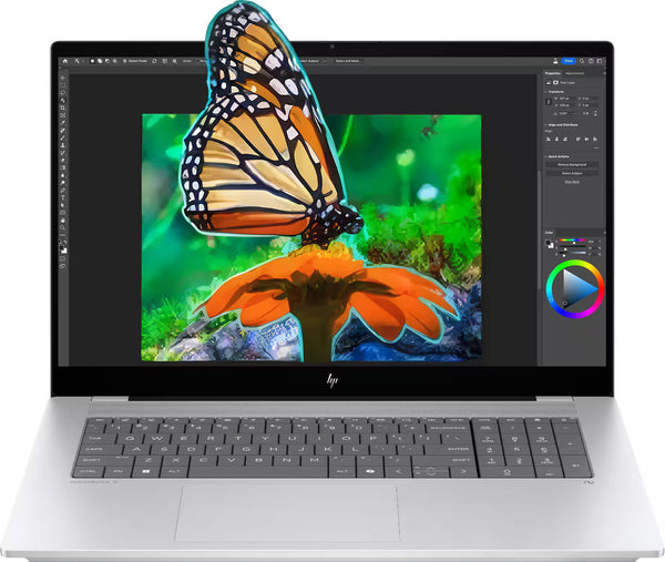 HP - OmniBook X - Copilot+ - 17.3 in FHD Touch-Screen - Intel Core Ultra 7
