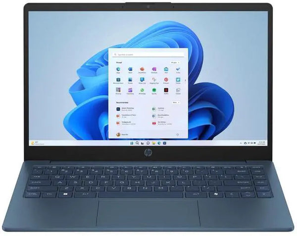 HP 14 in Quad-Core Intel N150 16GB RAM 256GB Storage W11 Blue
