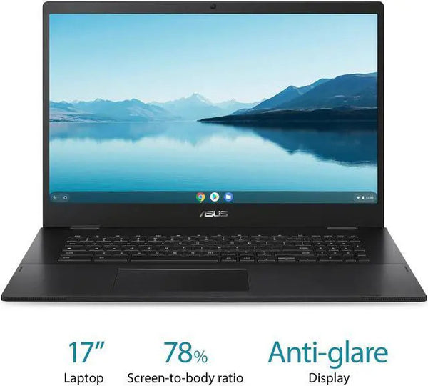 ASUS 17.3 in FHD Chromebook Celeron 4GB RAM 64GB SSD Chrome OS CX1700CKA-WS44F-M