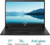 ASUS 17.3 in FHD Chromebook Celeron 4GB RAM 64GB SSD Chrome OS CX1700CKA-WS44F-M