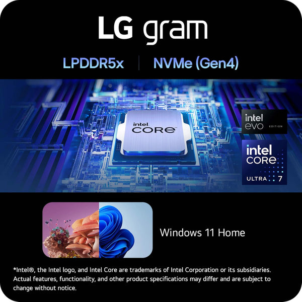 LG gram SuperSlim 15.6 155H Intel Arc 16GB 512GB 15.6