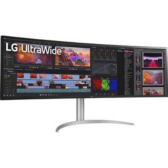 LG UltraWide 49BQ95C-W 49 in Dual QHD HDR 144 Hz Curved Monitor