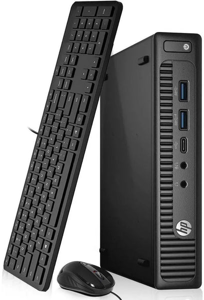 HP EliteDesk 800 G2 Tiny Desktop i7-6700T 32GB RAM 1TB SSD Built-in Keyboard &
