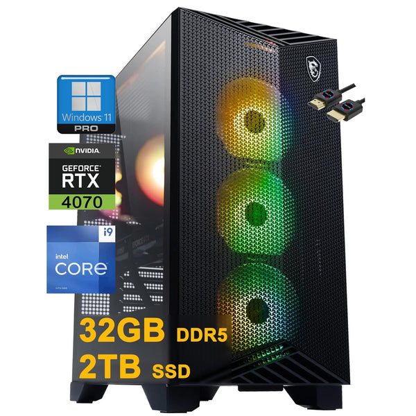 MSI R2 14th Gaming Intel i7-14700F 14th Gen 5060 Ti 16 GB RTX 32GB 2TB 650 w wit
