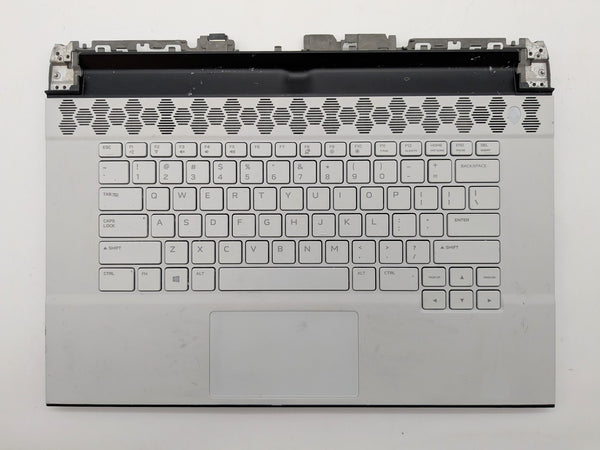 OEM Dell Alienware M15 R3 R4 White Palmrest Keyboard 6RH0N 06RH0N - C Grade