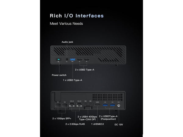 MSI Cubi NUC AI+ 2MG-002BUS Intel Ultra 7 258V SSD Black BT WARRANTY